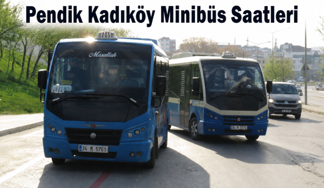 Pendik Kadıköy Minibüs Saatleri