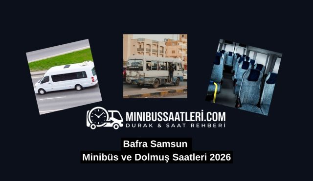 Bafra Samsun Minibüs