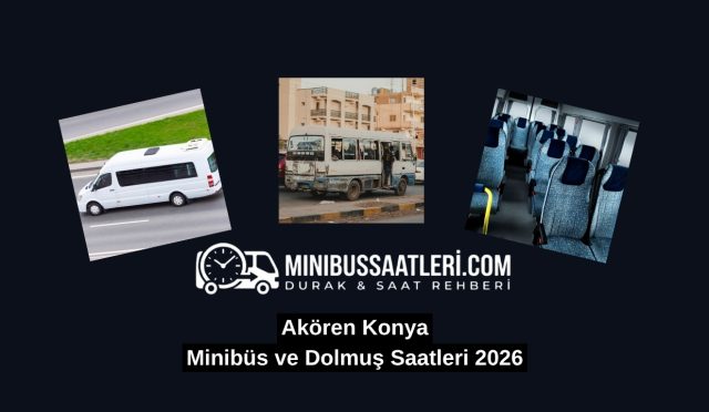 Konya Akören Minibüs